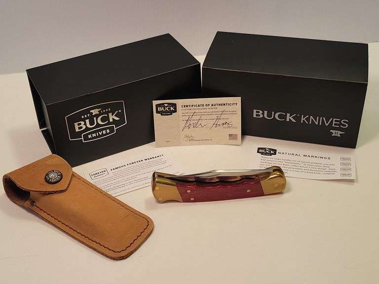 Buck 110-FG Custom Knife w/Box