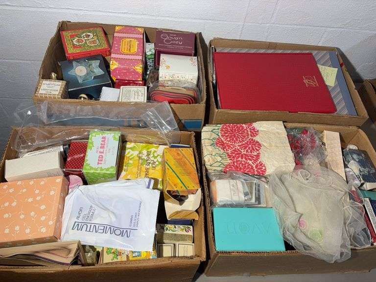 Four Boxes of Avon Products