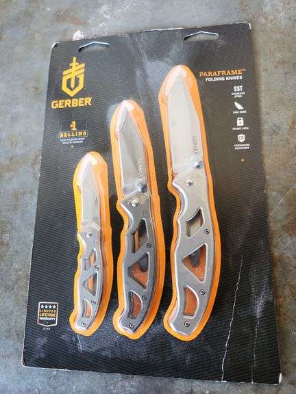 Gerber Paraframe Folding Knives Mini, I & You ***Must Be 18Yrs Or Older W/Proper ID @Pickup***
