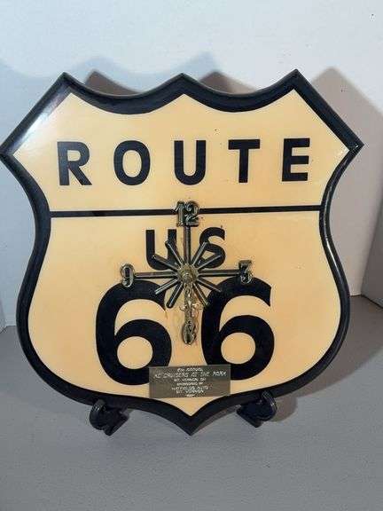 Route 66 Award Plaque/Clock
