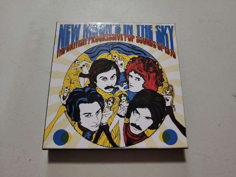 2019 The British Progressive Pop Sounds Of 1970 New Moon'S In The Sky 3 Disc Set W/Booklet