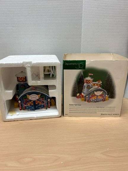 Department 56 Reindeer Flight School – North Pole Series