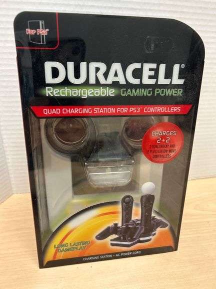 Duracell Rechargeable Gaming Power Charging Station for PS3 Controllers