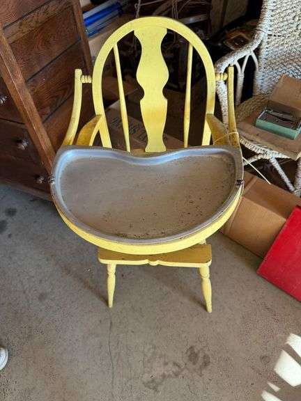 Antique high chair