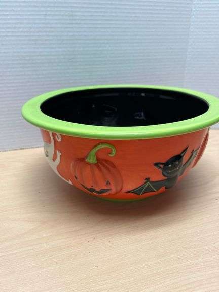 Happy Halloween Themed Ceramic Bowl