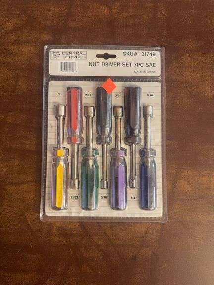 Nut Driver Set 7pc Sae
