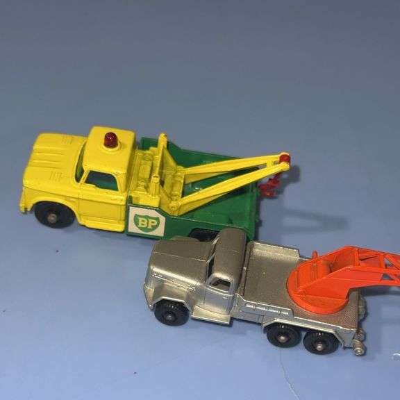 Two vintage Matchbox tow trucks/wreckers