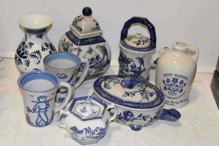 Blue & White China Décor
