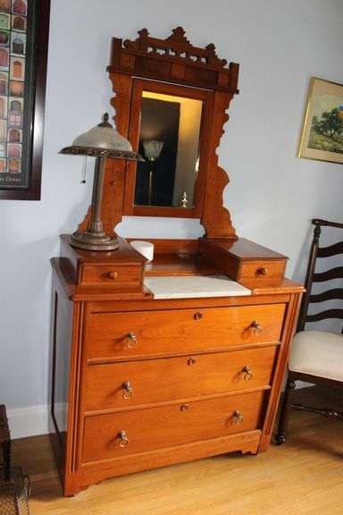 Victorian Dresser & Mirror