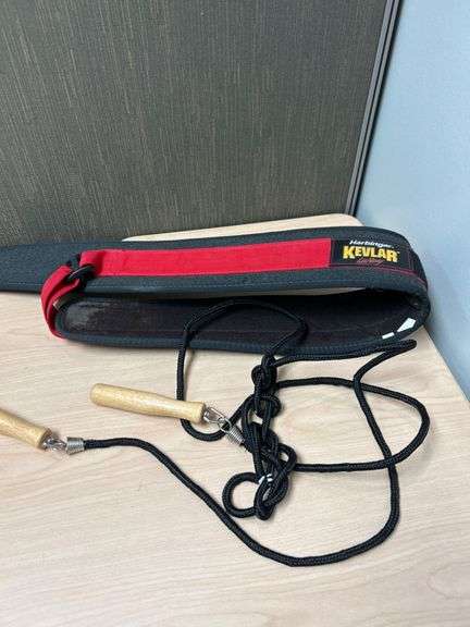 Harbinger Kevlar Heat Strap with Wooden Handles