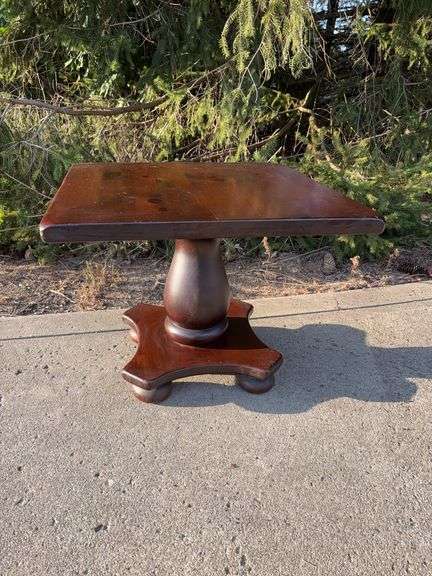 Square Wood Side Table