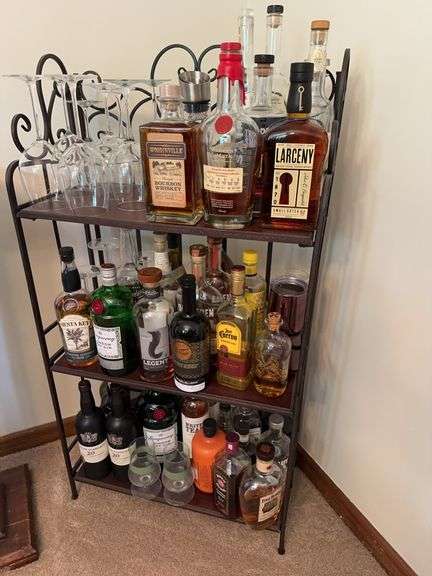 Bakers rack / bar cart