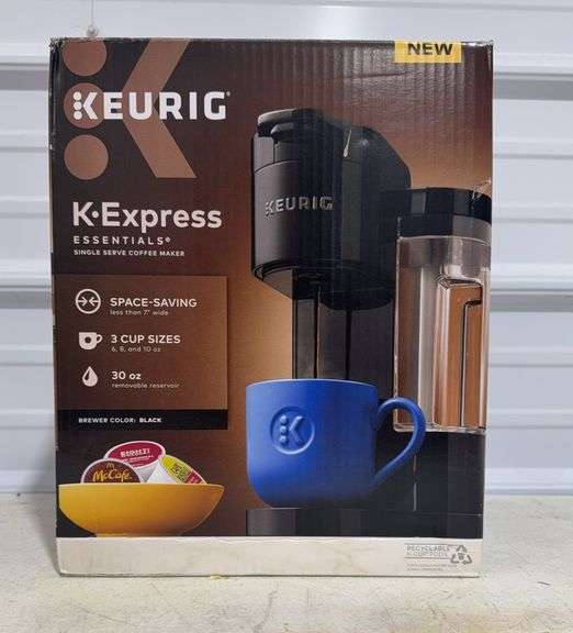 Keurig K-Express Essentials Black Single - Serve K-Cup Pod Coffee Maker