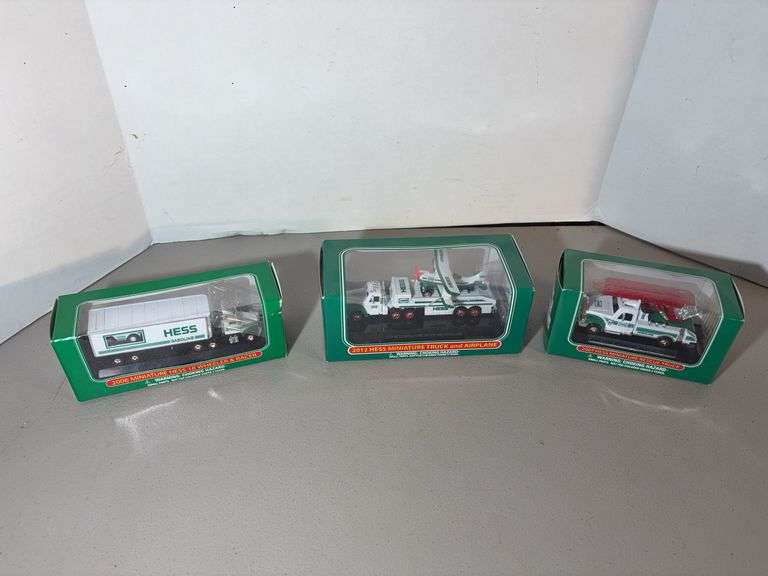 Three as is Miniature Trucks