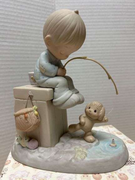 Precious Moments ‘Just a Line to Wish You a Happy Day’ Figurine, 1988