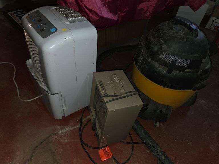 Shop vac heater dehumidifier