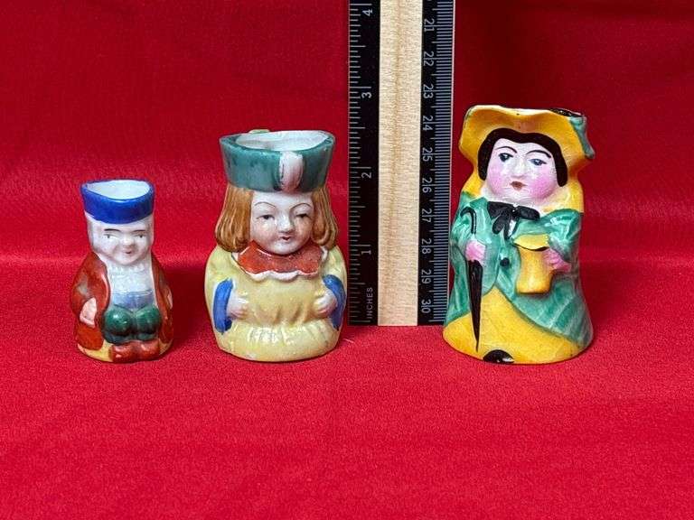 Antique Collectable Face Pitchers