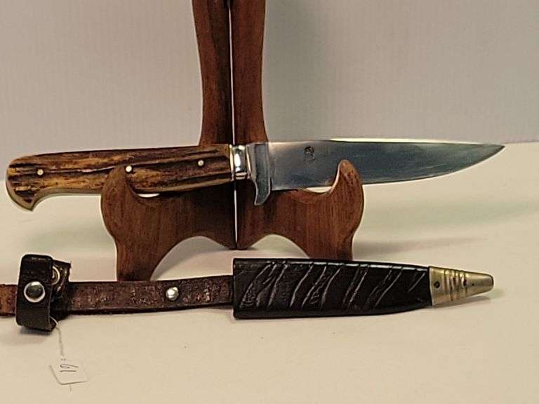 Henley & Co Bone Handle Sheath Knife
