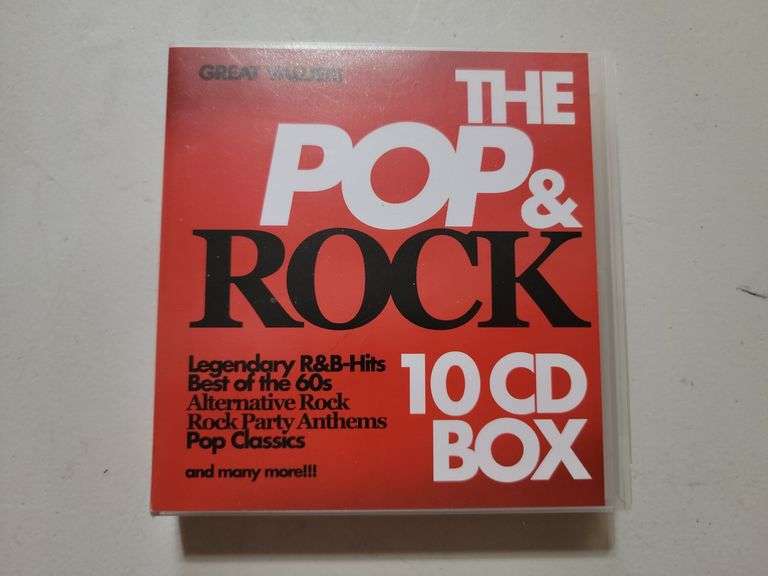 2014 The Pop & Rock 10 Cd Box Legendary R&B-Hits, Best Of The 60s, Alternative Rock, Rock Party Anth