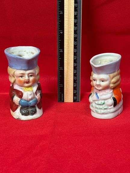 Antique Collectable  Face Pitchers