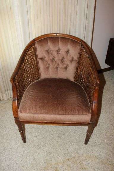 Caned Accent Chair