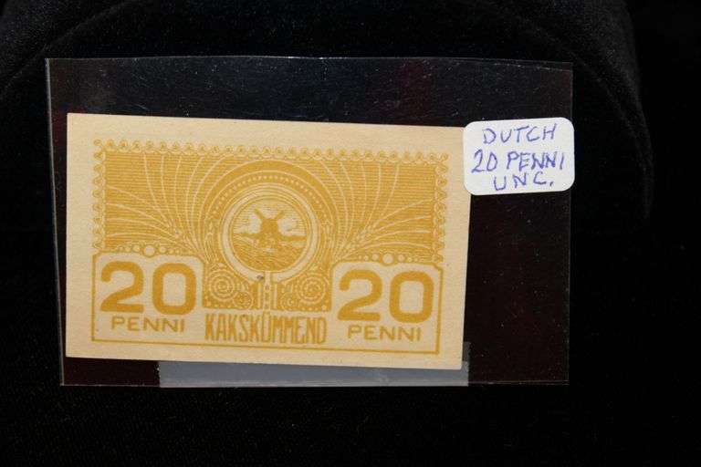 Dutch 20 Penni Note