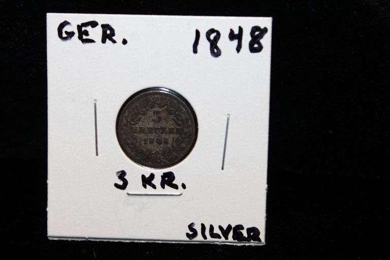 German 3 Kreuzer Silver