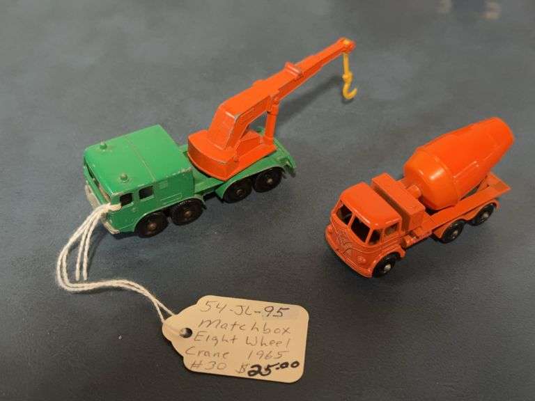 Vintage Matchbox 1965-crane and cement maker