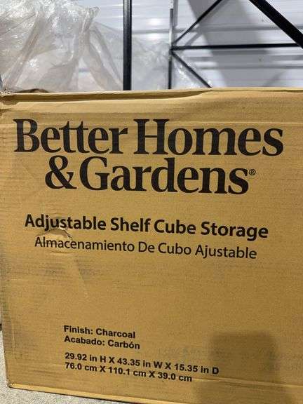 Better Homes & Gardens Springwood Adjustable Shelf Cube Organizer ...