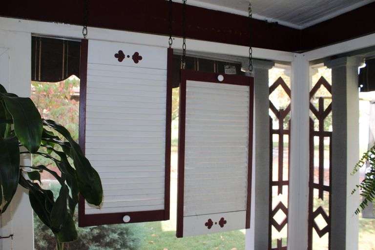 Louvered Wood Panels