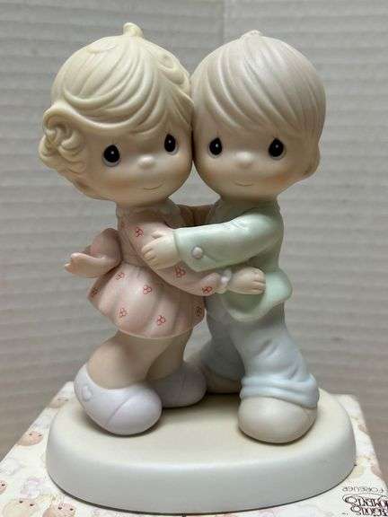 Precious Moments ‘Hug One Another’ Porcelain Figurine, 1990