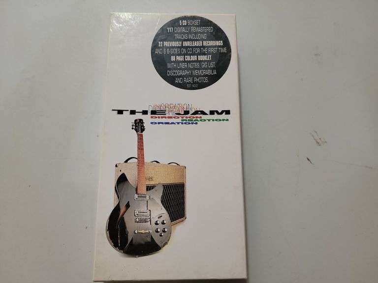 The Jam Direction Reaction Creation 5 Cd Box Set & Book