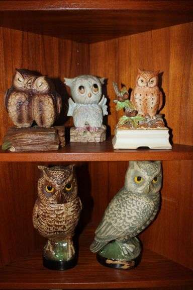 Ceramic Owl Figurines