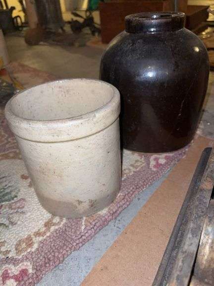 2 small crocks