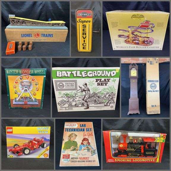 VTG Toys, Trains, Coca-Cola Christmas Villages & More!