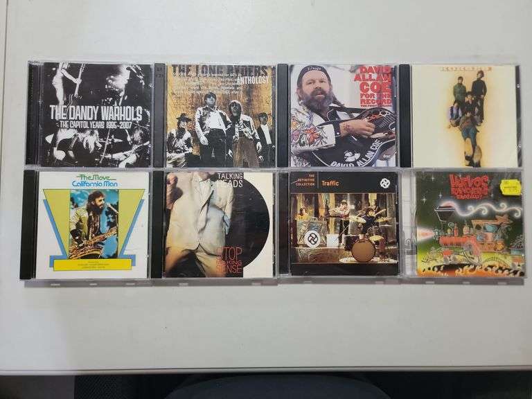 Assorted Cds Huevos Rancheros,Traffic, Talking Heads, Horses, David Allan Coe, The Long Ryders, The 