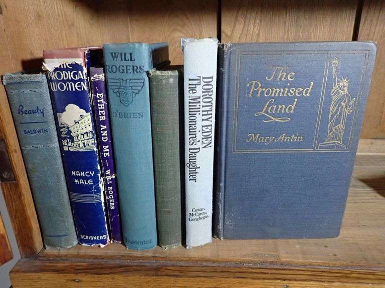 Early to Mid-20th Century Hardcover Books, Various Authors