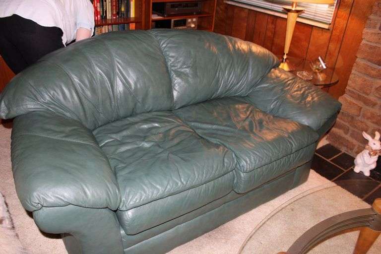 Leather Loveseat