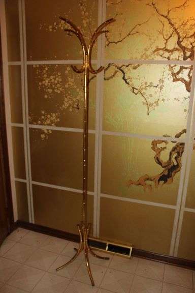 Brass Coat Rack