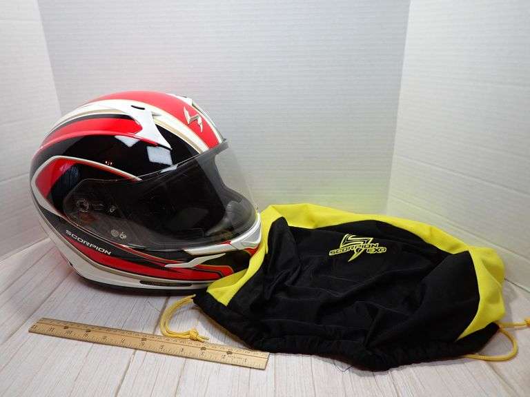 Scorpion EXO-R410 Full-Face Motorcycle Helmet with Bag