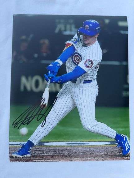 Pete Crow Armstrong autographed 8 x 10 of the Chicago Cubs