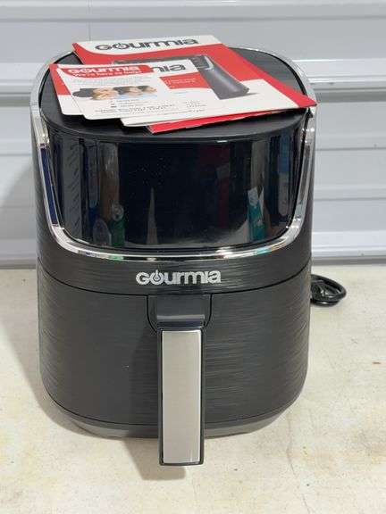 Gourmia 4-Quart Digital Air Fryer with 12 One-Touch Preset - Black
