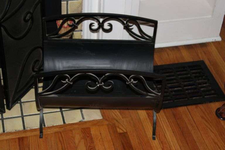 Wrought Iron Log Holder