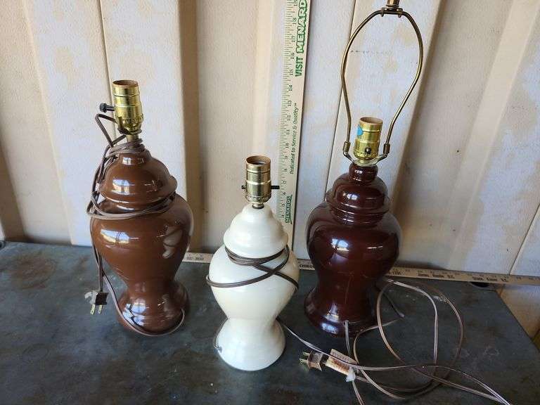 Three Table Lamps