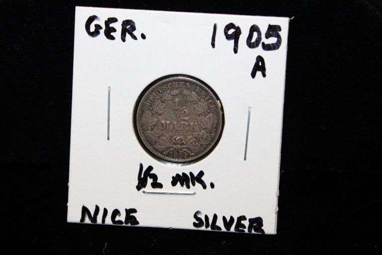 German 1/2 Mark Silver