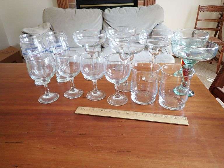 Barware Collection Featuring Glassware and Branded Samuel Adams Pieces