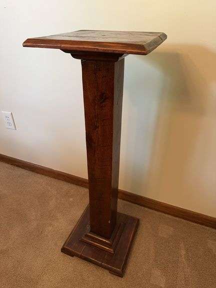 Vintage wood plant stand