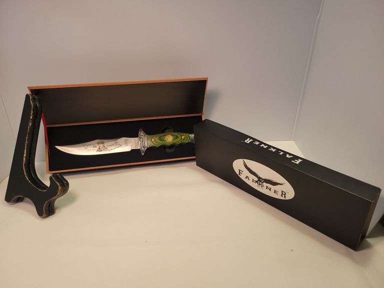Falkner Kit Carson Collector Knife w/box
