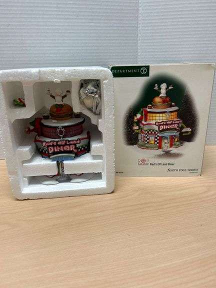 Department 56 Red’s Elf Land Diner, North Pole Series