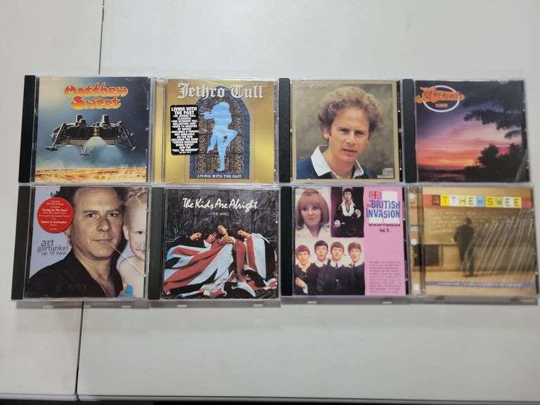Assorted Cds Matthew Sweet, The British Invasion, The Who, Art Garfunkel, America, Jethro Tull